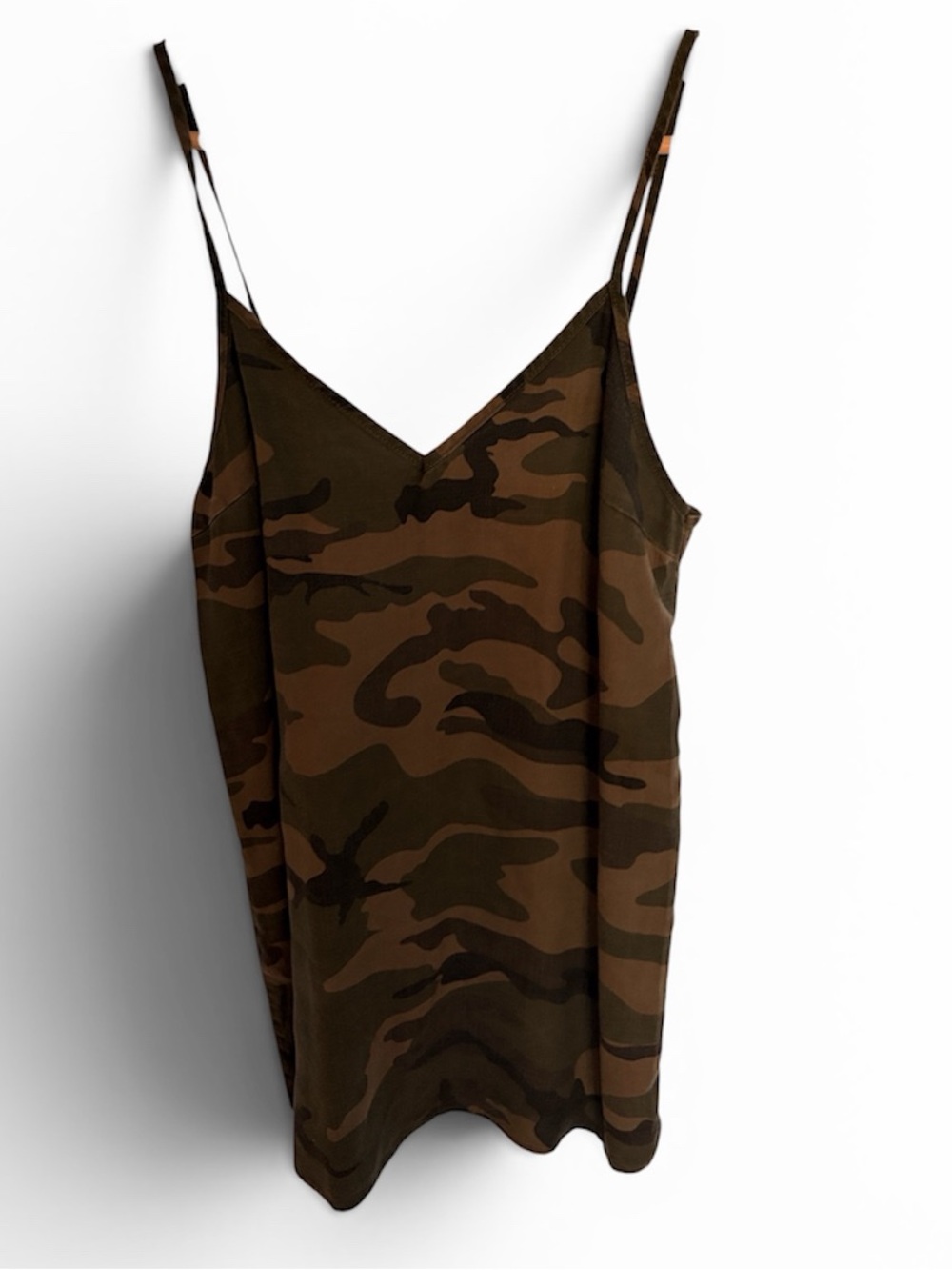 TNA Camo Print Slip Dress